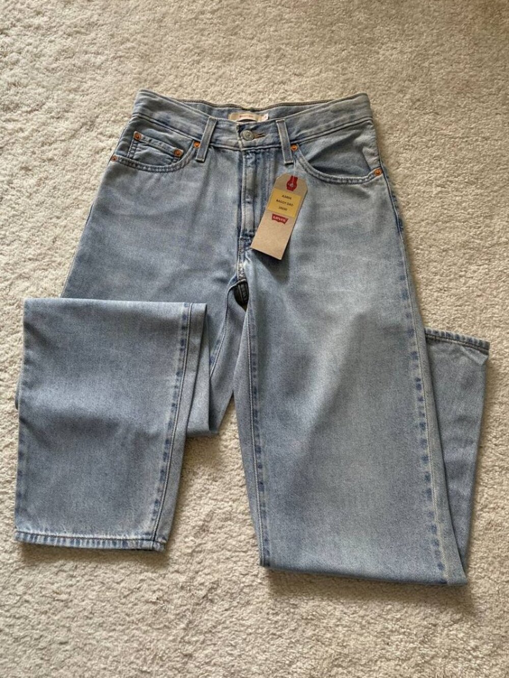NWT Levi's Baggy Dad Mid Rise Wide Leg Women's Jeans Size 24/30